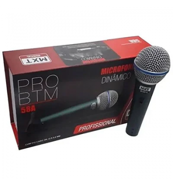 MICROFONE DINÂMICO PROFISSIONAL BTM-58A MXT - CX 1 UN