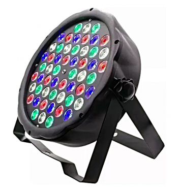 CANHÃO DE LUZ 54 LEDS RGBW